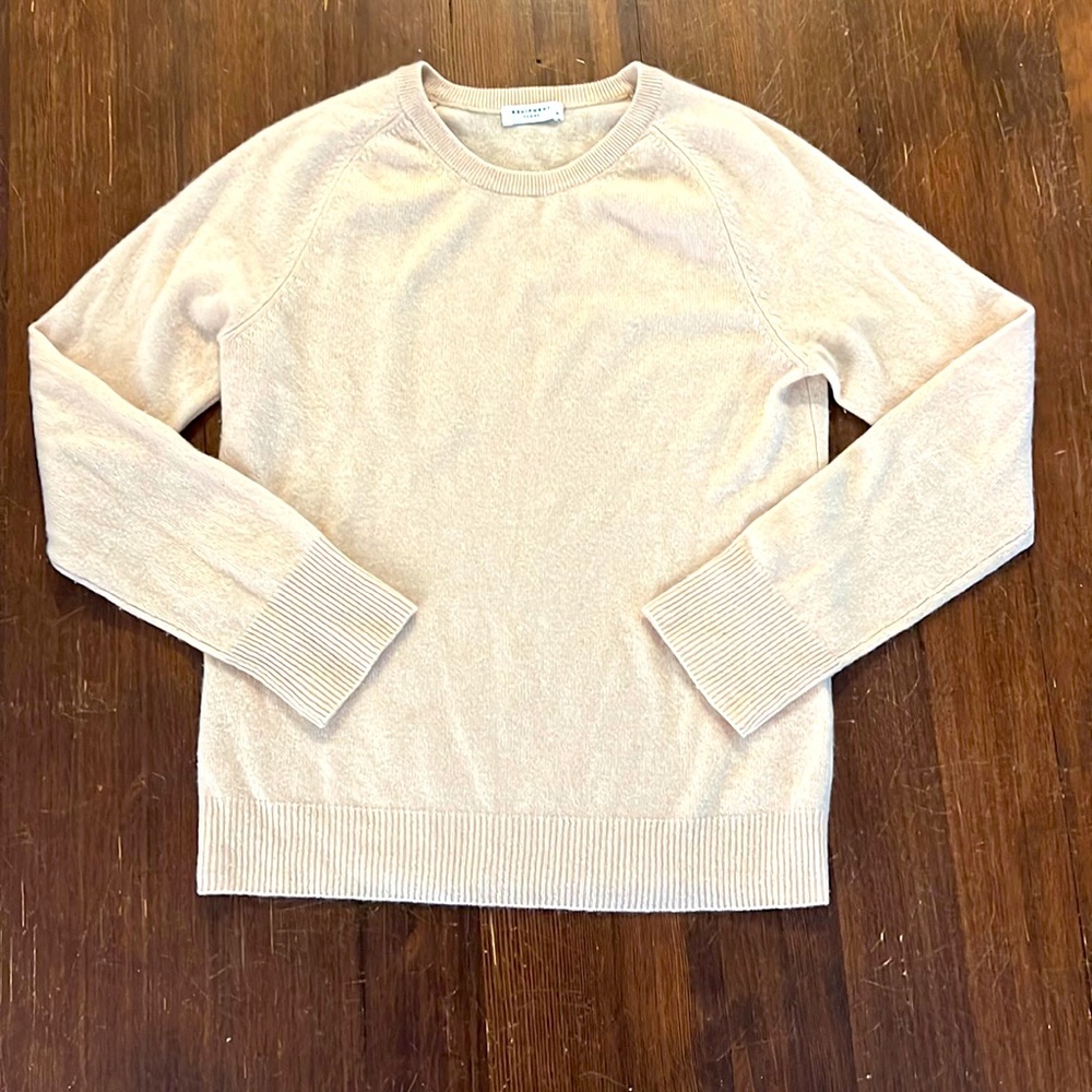 Equipment Peach Cashmere Pullover Sweater Size Medium